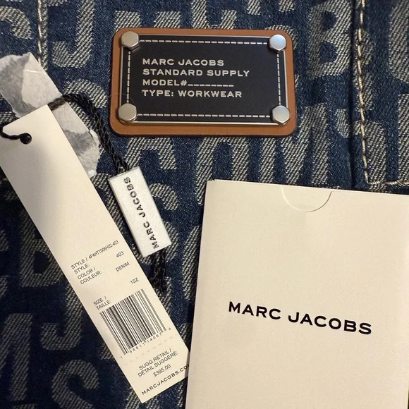Marc Jacobs Blue Monogram Tote Bag - Picture 7 of 7